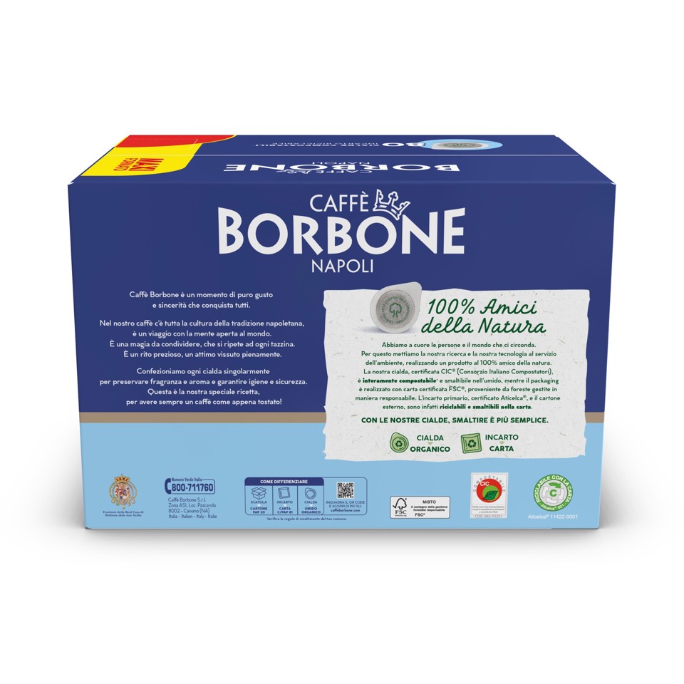 Caffè Borbone Cialde caffè miscela decisa 80 pz