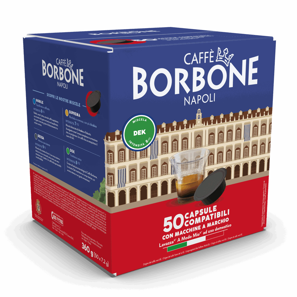 Caffè Borbone Capsule per Lavazza a modo mio Dek 50 pz