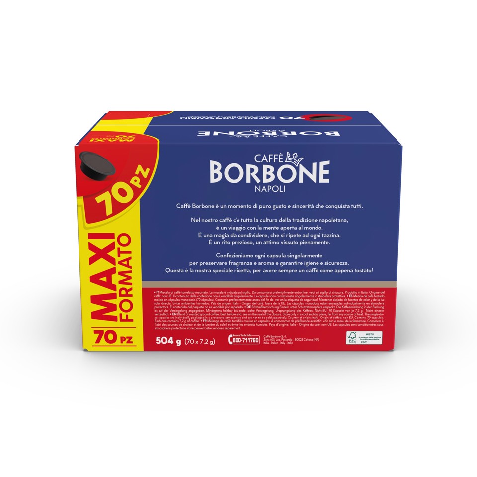 Caffè Borbone Capsule per Lavazza a modo mio decisa 70 pz