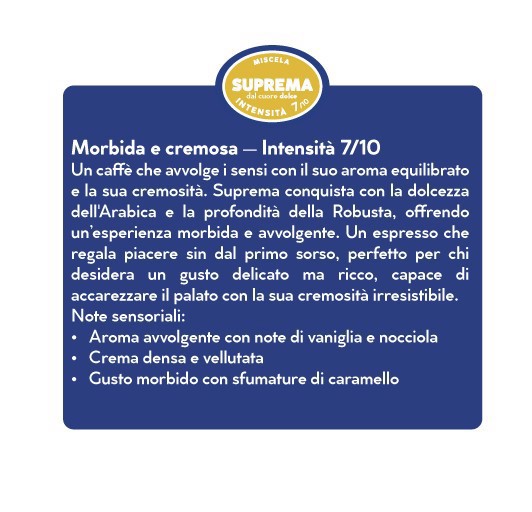 Caffè Borbone Capsule Compatibili sistema A modo Mio - Miscela Suprema - 120 capsule