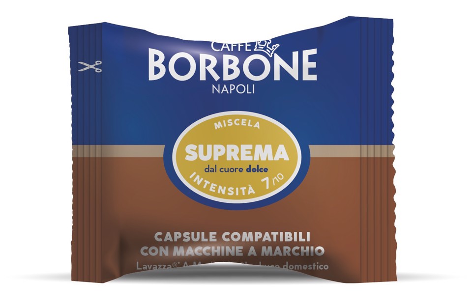 Caffè Borbone Capsule Compatibili sistema A modo Mio - Miscela Suprema - 120 capsule