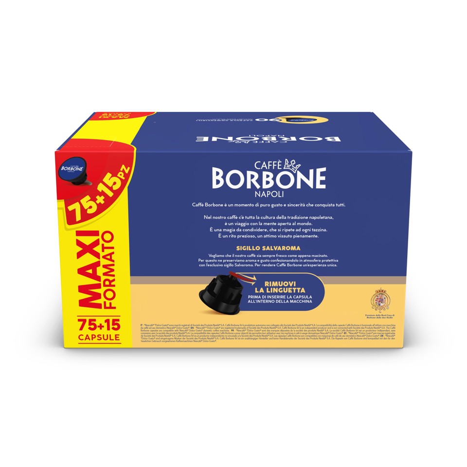 Caffe Borbone Capsule per Dolcegusto Miscela Decisa 90 pz