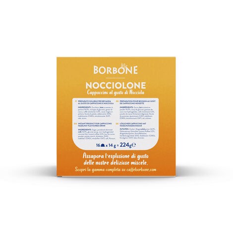 Caffè Borbone Capsule per Dolcegusto Nocciolone 16 pz