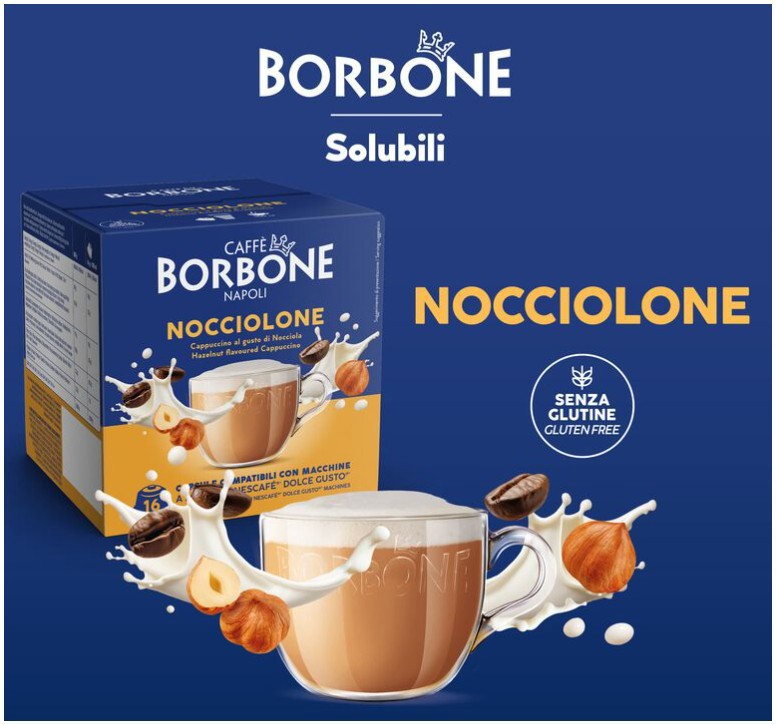 Caffè Borbone Capsule per Dolcegusto Nocciolone 16 pz