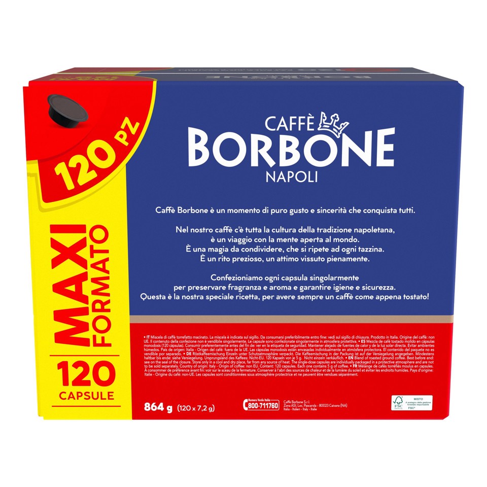 Caffe Borbone Capsule per  Lavazza a modo mio caffè Nobile Capsule 120 pz