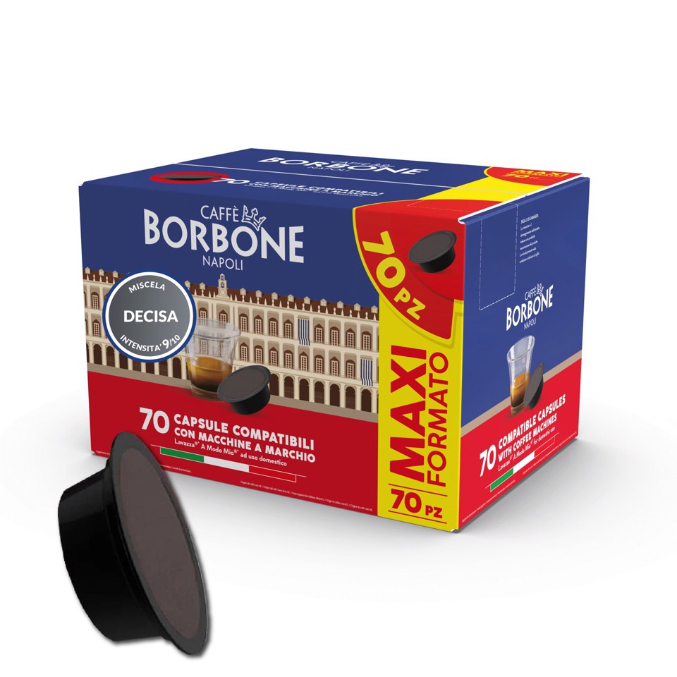 Caffè Borbone Capsule per Lavazza a modo mio decisa 70 pz