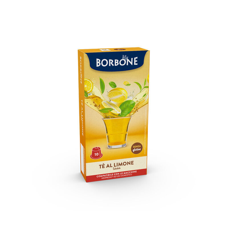Caffe Borbone Capsule per Nespresso Tè al gusto di limone 10 pz