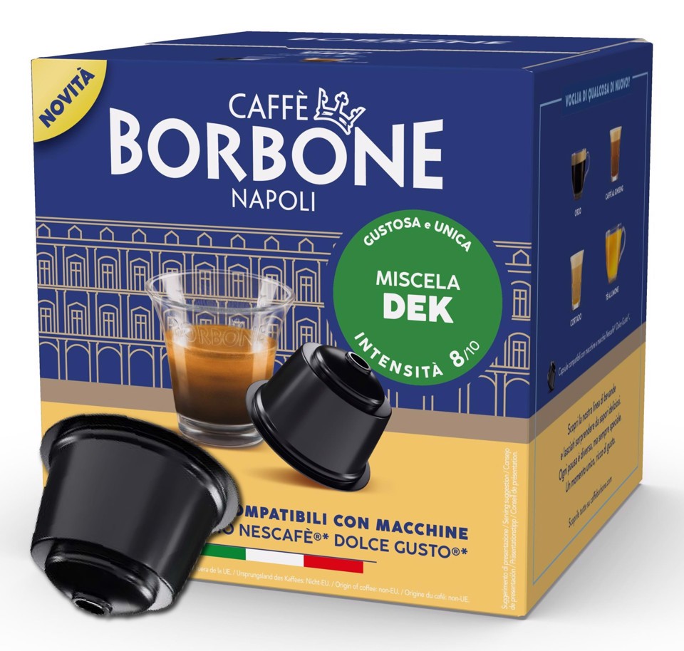 Caffè Borbone DGBDEKPALAZZO16 Capsule per Dolcegusto Decaffeinato 16 pz