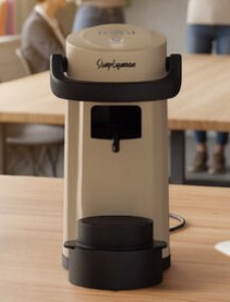 Caffè Borbone Simplymoon Automatica Macchina per caffè a cialde 0,9 L Beige