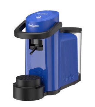 Caffè Borbone Simplymoon Macchina da Caffè a Cialde ESE 44mm – Multifunzione per Espresso, Infusi e Bevande Calde, Pressione 15 bar, Serbatoio 0.9L - Blu