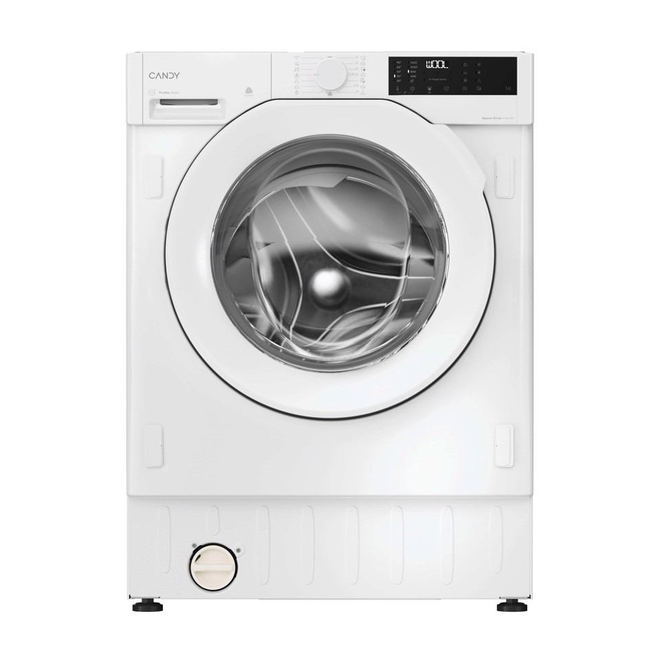 Candy BC4S485M4D8-S lavasciuga Da incasso Caricamento frontale Bianco