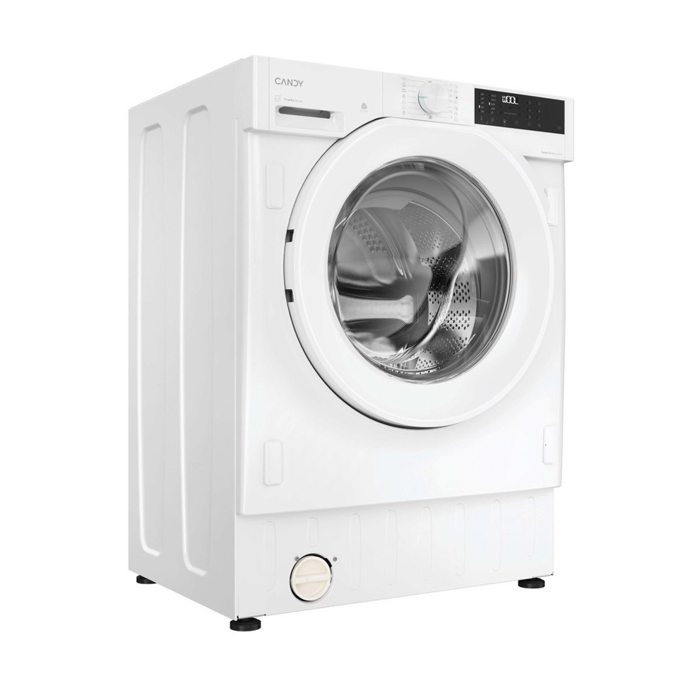 Candy BC4S485M4D8-S lavasciuga Da incasso Caricamento frontale Bianco