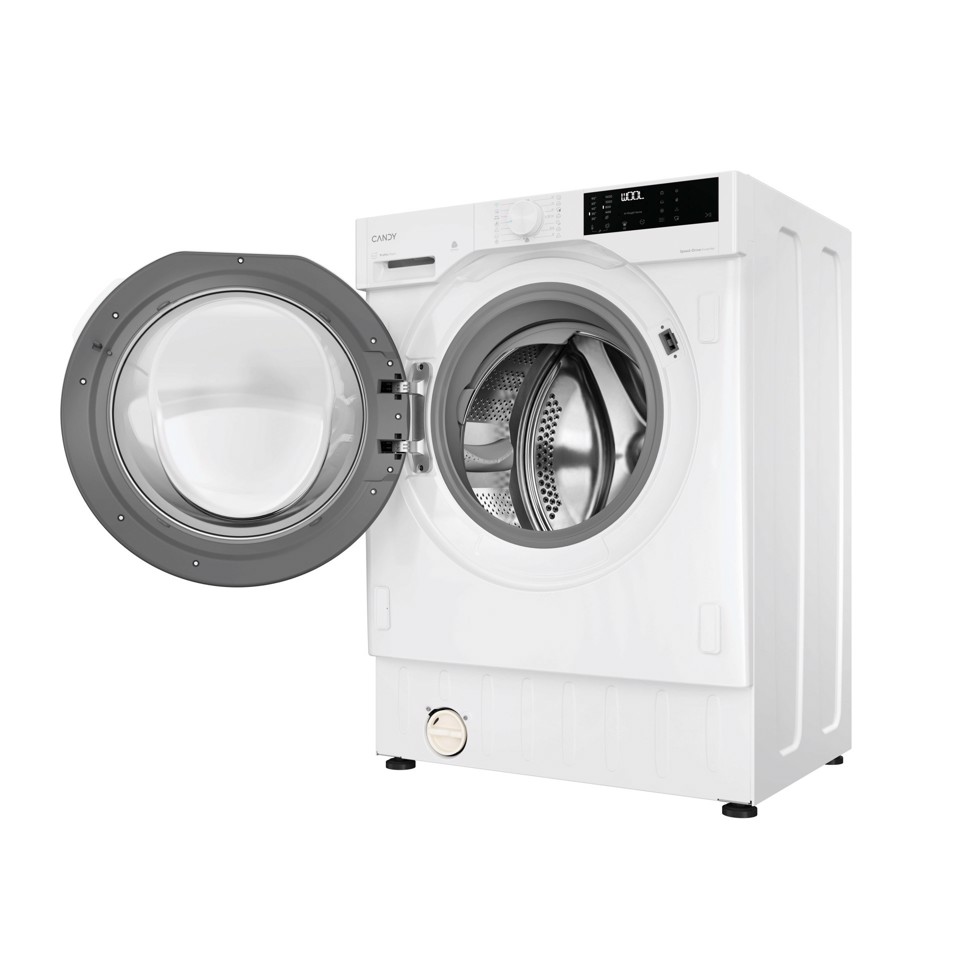 Candy BC4S485M4D8-S lavasciuga Da incasso Caricamento frontale Bianco