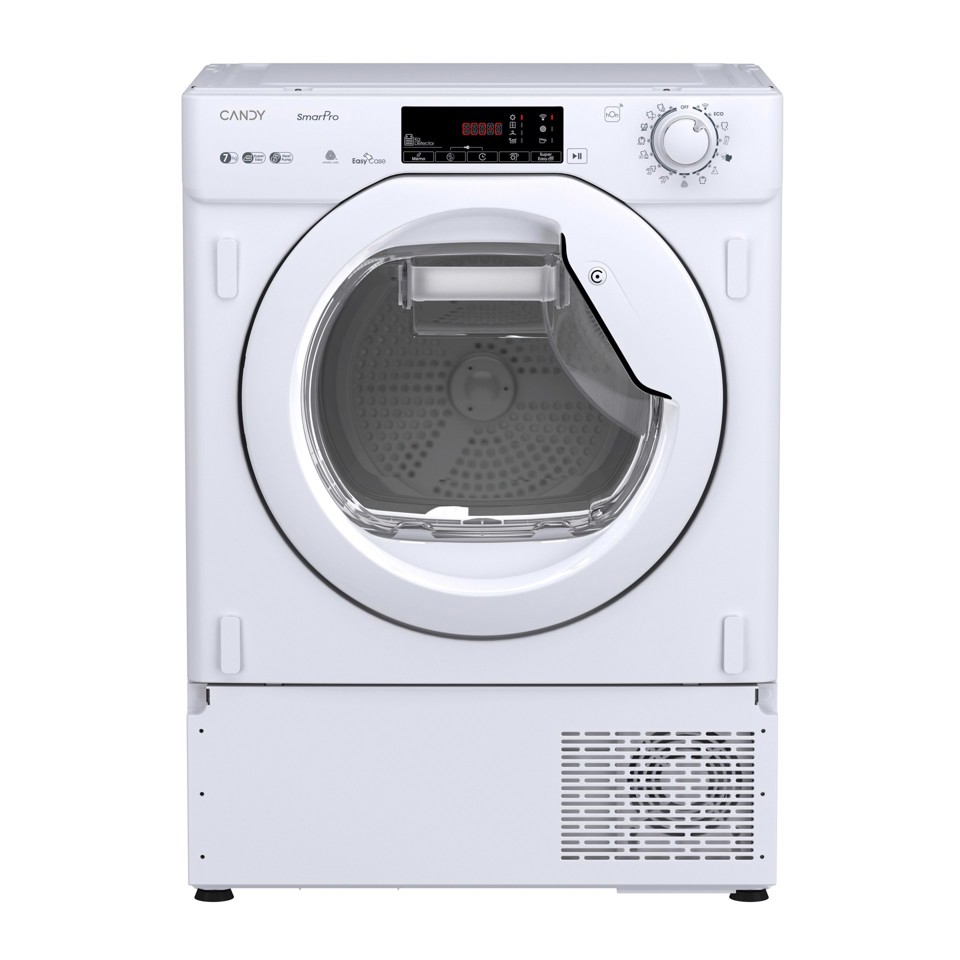 Candy BCTD H7A2TE-S asciugatrice Da incasso Caricamento frontale 7 kg Bianco