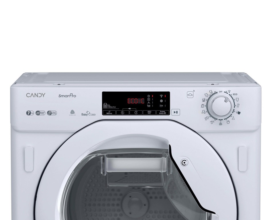 Candy BCTD H7A2TE-S asciugatrice Da incasso Caricamento frontale 7 kg Bianco
