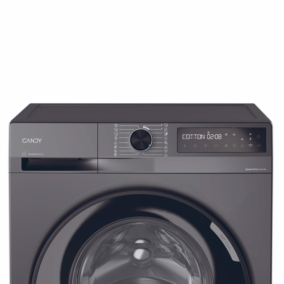 Candy BR 48B6G-S lavatrice Caricamento frontale 8 kg 1400 Giri/min Antracite