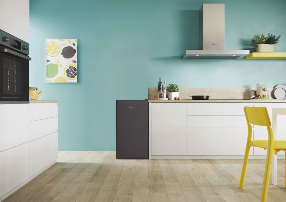 Candy CHASD4385EBC frigorifero Libera installazione 90 L E Nero