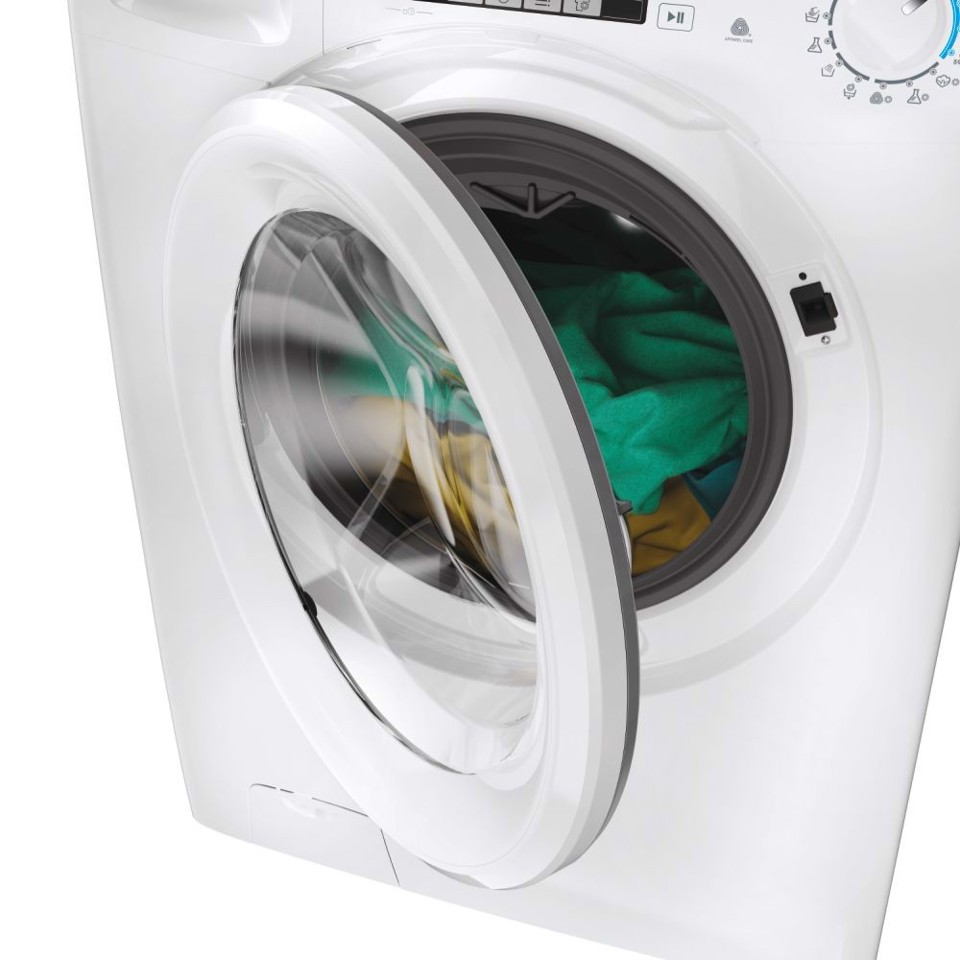 Candy COW4854TWM6/1-S lavasciuga Libera installazione Caricamento frontale Bianco D