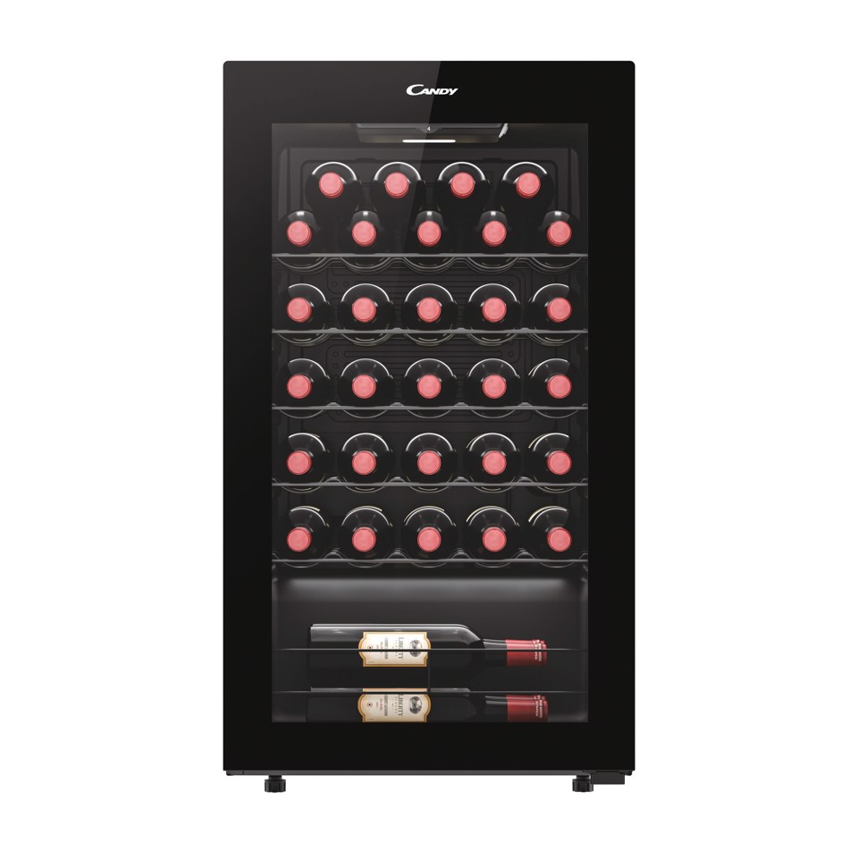 Candy DiVino CWC033M Libera installazione Nero 33 bottiglia/bottiglie