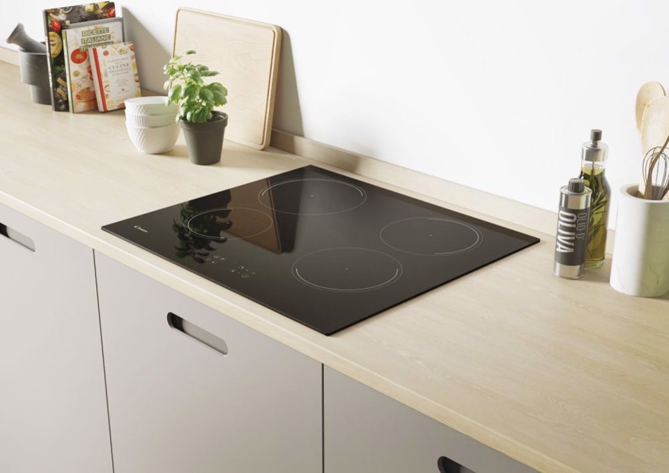 Candy Idea KRCDJ642 Nero Da incasso 59 cm Piano cottura a induzione 4 Fornello(i)