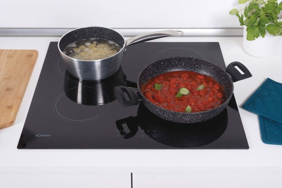 Candy Idea KRCDJ642 Nero Da incasso 59 cm Piano cottura a induzione 4 Fornello(i)