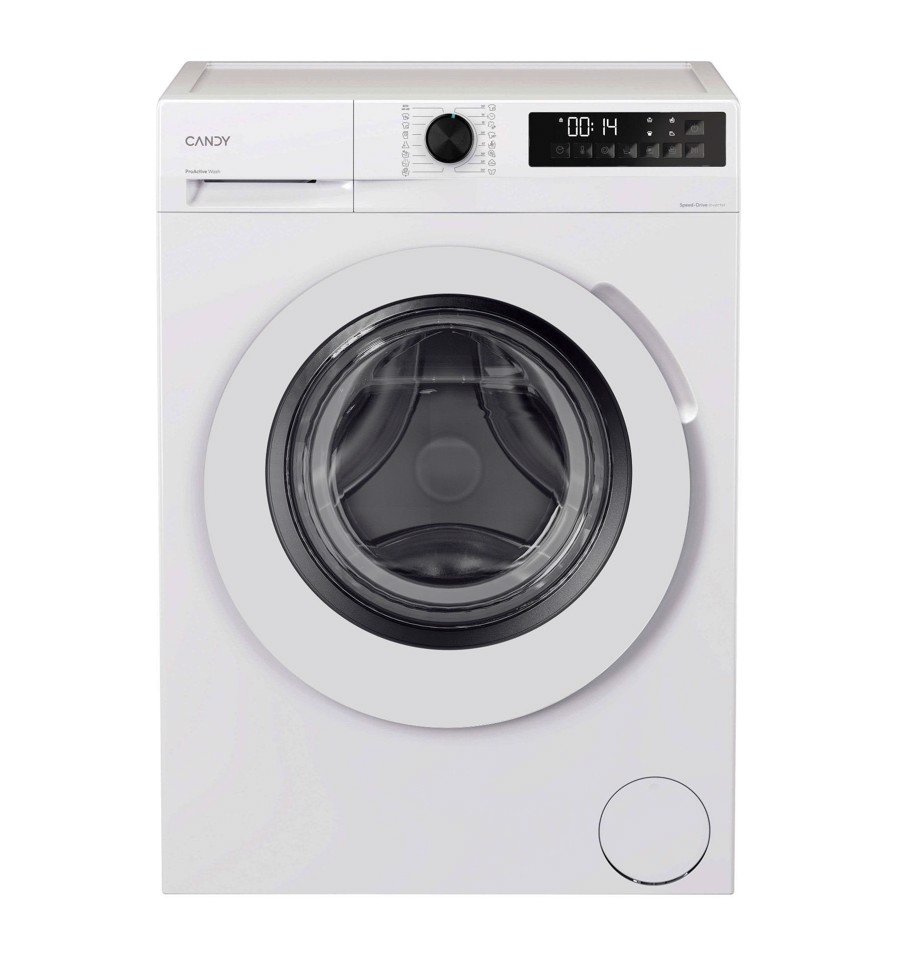Candy ProWash 300, Lavatrice Compatta 6 KG, 10% più efficente della classe A, 1000 giri, Bianco, Inverter, Fresh Vapor, 8 Cicli Rapidi, GD 06SS6-S