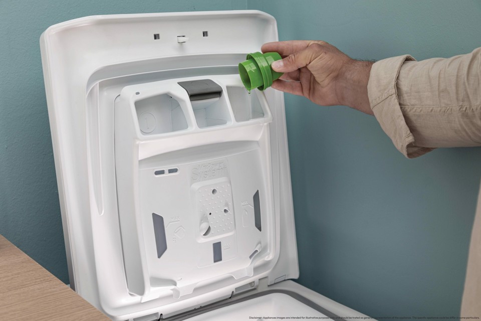 Candy ProWash 500, Lavatrice Carica dall'alto 7 KG, 10% più efficente della classe A, 1200 giri, Bianco, Inverter, Wi-Fi, Smart Wash, TCAS 276TM6-S