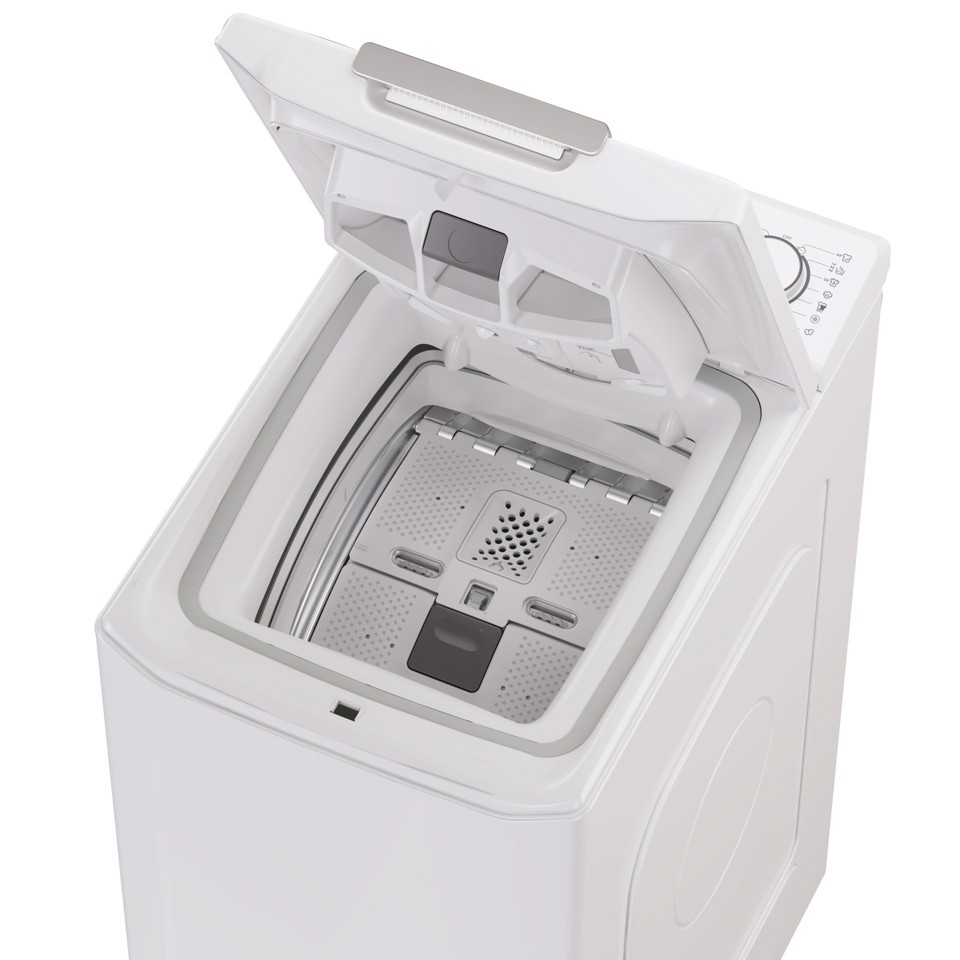 Candy ProWash 500, Lavatrice Carica dall'alto 8 KG, Classe A, 1200 giri, Bianco, Inverter, Wi-Fi, Smart Wash, TCA284TM5-S