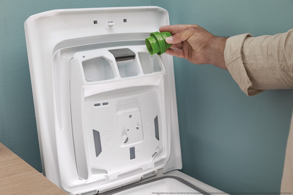 Candy ProWash 500, Lavatrice Carica dall'alto 8 KG, Classe A, 1200 giri, Bianco, Inverter, Wi-Fi, Smart Wash, TCA284TM5-S
