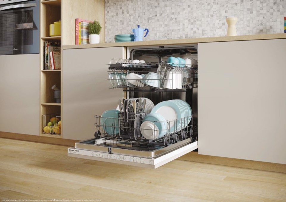 Candy RapidÓ CI 3E53L0W A scomparsa totale 13 coperti E