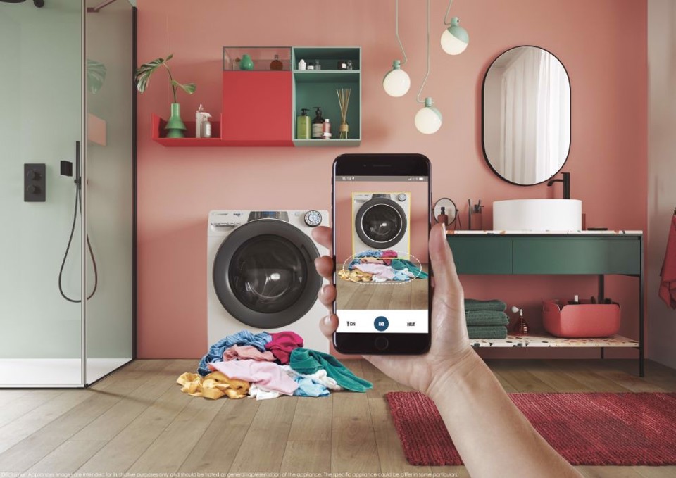 Candy RapidÓ PRO RP 4106BWMR/1-S lavatrice Caricamento frontale 10 kg 1400 Giri/min A Bianco