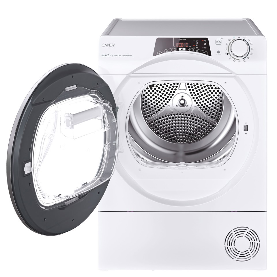 Candy RapidÓ ROE H8A3TSEX-S asciugatrice Libera installazione Caricamento frontale 8 kg Bianco