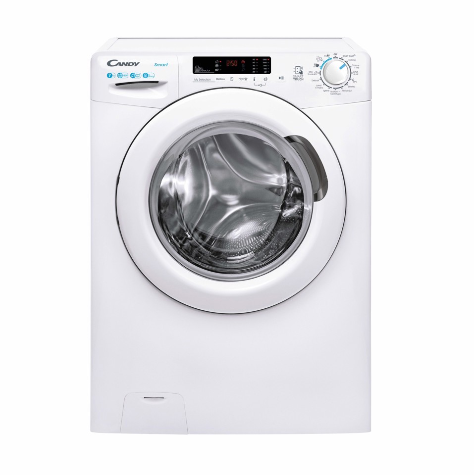 Candy Smart CSS4372DW4111 lavatrice Caricamento frontale 7 kg 1300 Giri/min Bianco