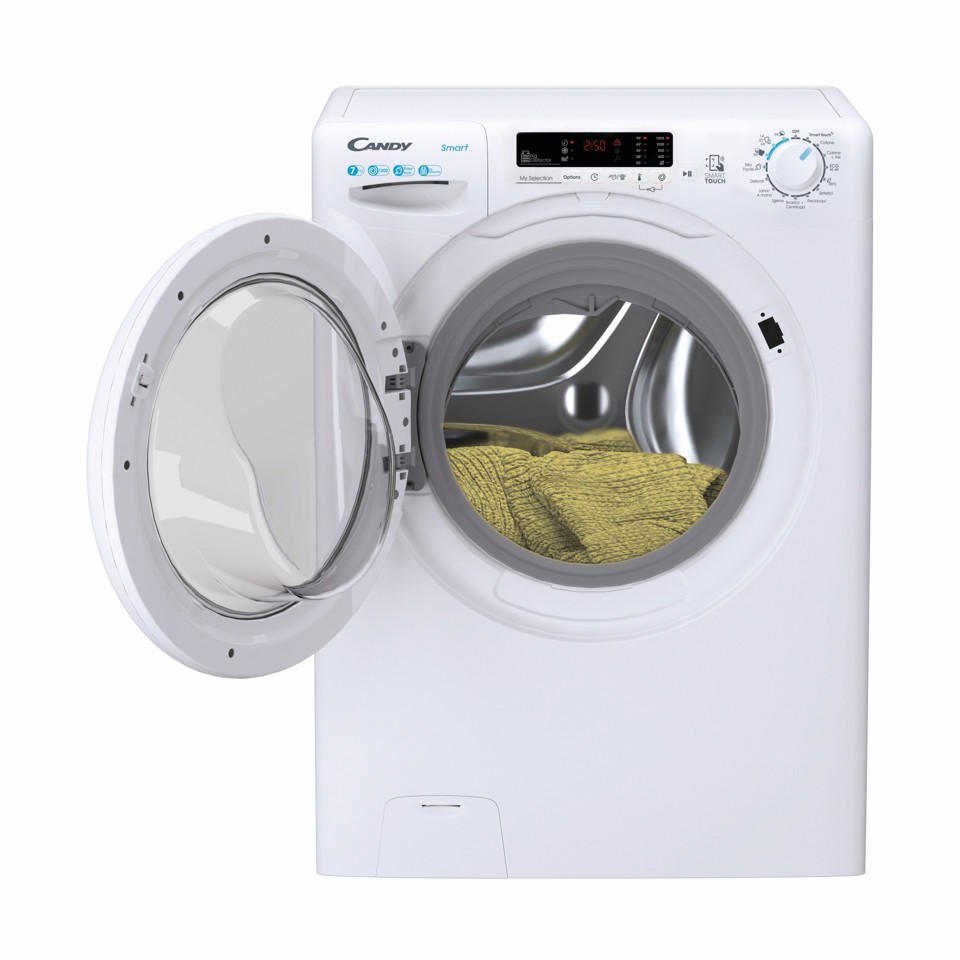 Candy Smart CSS4372DW4111 lavatrice Caricamento frontale 7 kg 1300 Giri/min Bianco