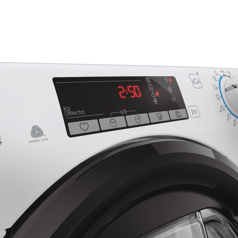 Candy Smart Pro , Asciugatrice Slim 7 KG, Classe E, Bianco, Vapore, Wi-Fi, CRO4 H7A2TBE-S