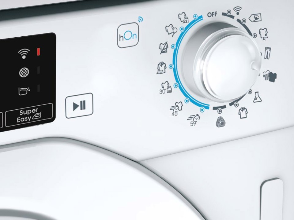 Candy Smart Pro BCTD H7A1TE-S asciugatrice Da incasso Caricamento frontale 7 kg E Bianco