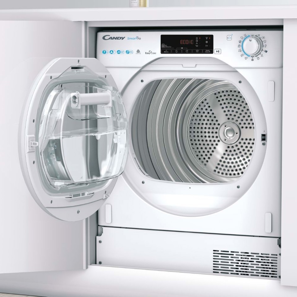 Candy Smart Pro BCTD H7A1TE-S asciugatrice Da incasso Caricamento frontale 7 kg E Bianco