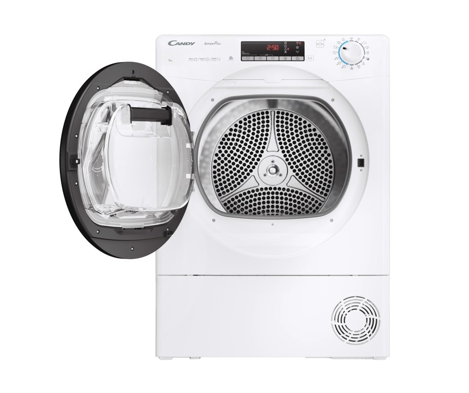 Candy Smart Pro CRO4 H7A2TBE-S asciugatrice Libera installazione Caricamento frontale 7 kg Bianco