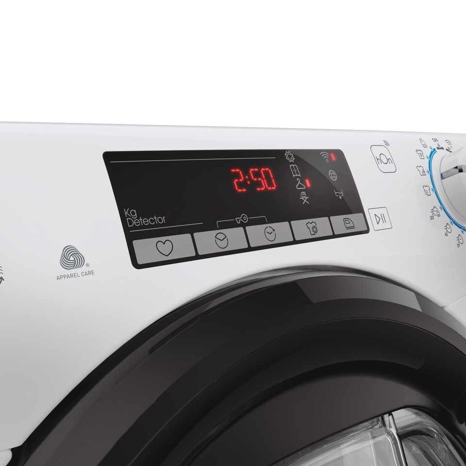 Candy Smart Pro CRO4 H7A2TBE-S asciugatrice Libera installazione Caricamento frontale 7 kg Bianco