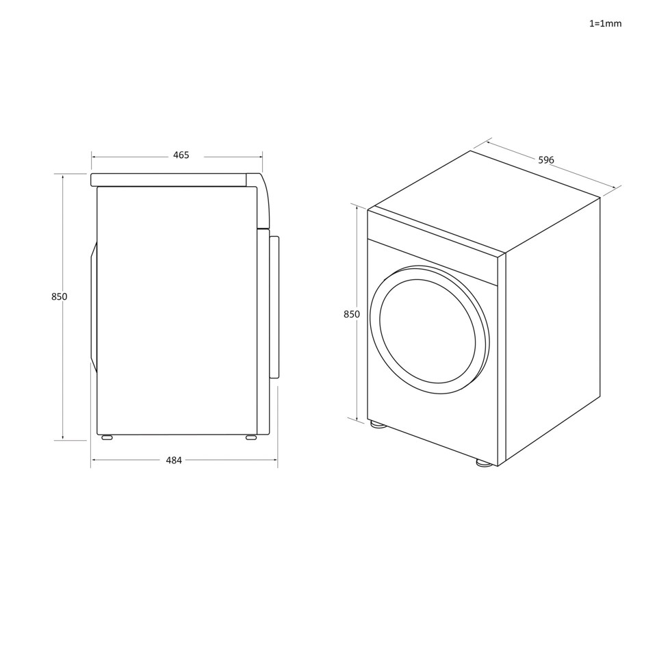 Candy Smart Pro CSO4H7A2DE-S asciugatrice Libera installazione Caricamento frontale 7 kg Bianco
