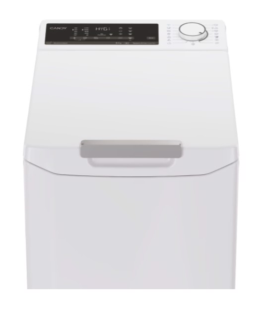 Candy TCA284TM5-S lavatrice Caricamento dall'alto 8 kg 1200 Giri/min Bianco