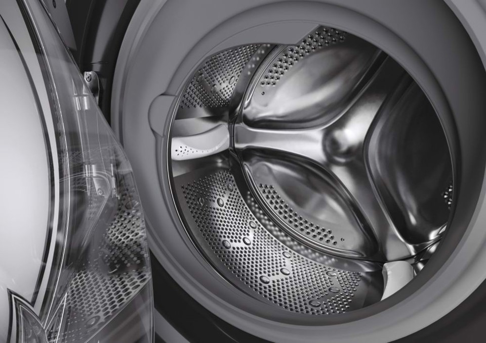 Candy Ultra Hygiene HE1584TWMBB6-S lavatrice Caricamento frontale 8 kg 1500 Giri/min Nero