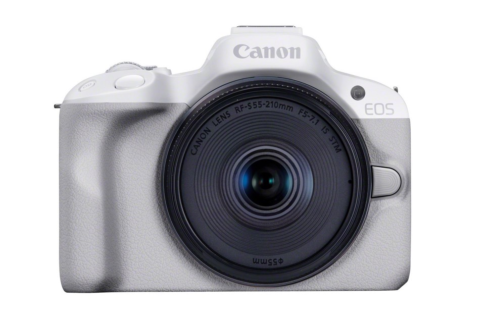 Canon EOS R50, White + RF-S 18-45mm F4.5-6.3 IS STM Kit MILC 24,2 MP CMOS 6000 x 4000 Pixel Bianco