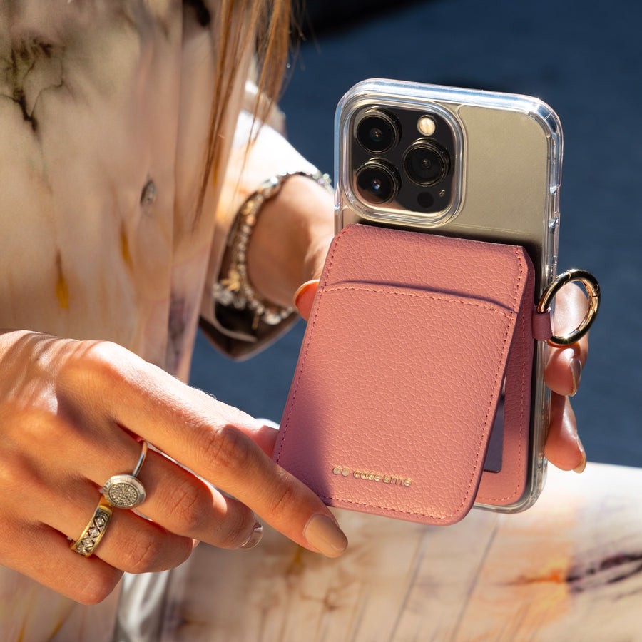 Case & Me CMCARDMIRMSLP portafoglio, portacarte e portadocumenti da viaggio Custodia per scheda Rosa