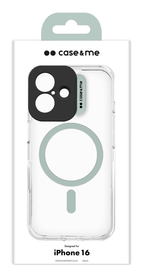 Case & Me CMCOVCASIP1661G Cover iphone 16 verde