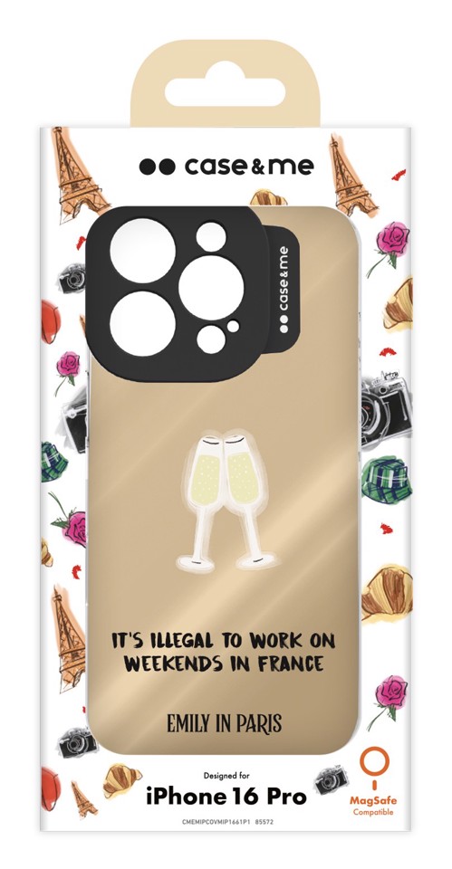 Case & Me CMEMIPCVIP1661P1 Cover Beige iphone 16pro