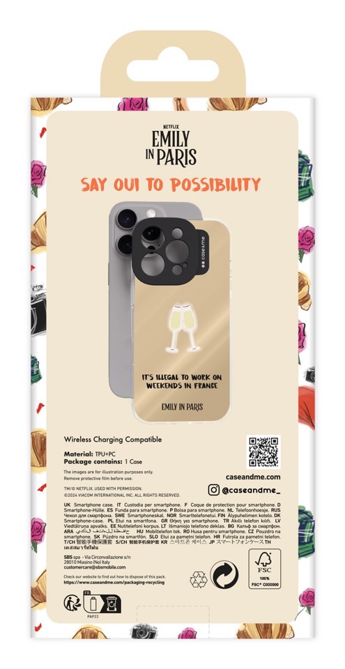 Case & Me CMEMIPCVIP1661P1 custodia per cellulare 16 cm (6.3") Cover Beige