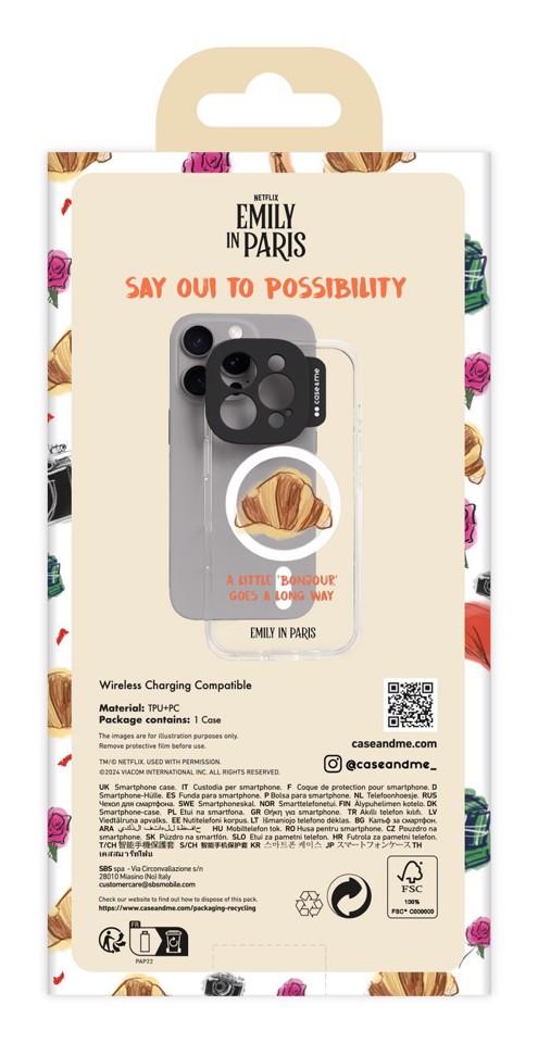 Case & Me CMEMIPCVIP1661P2 custodia per cellulare 15,9 cm (6.27") Cover Multicolore