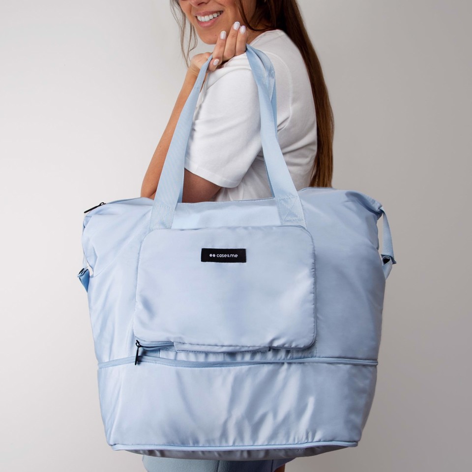 Case & Me CMFOLDBAGC borsa e tracolla Blu Donna Borsa convertibile