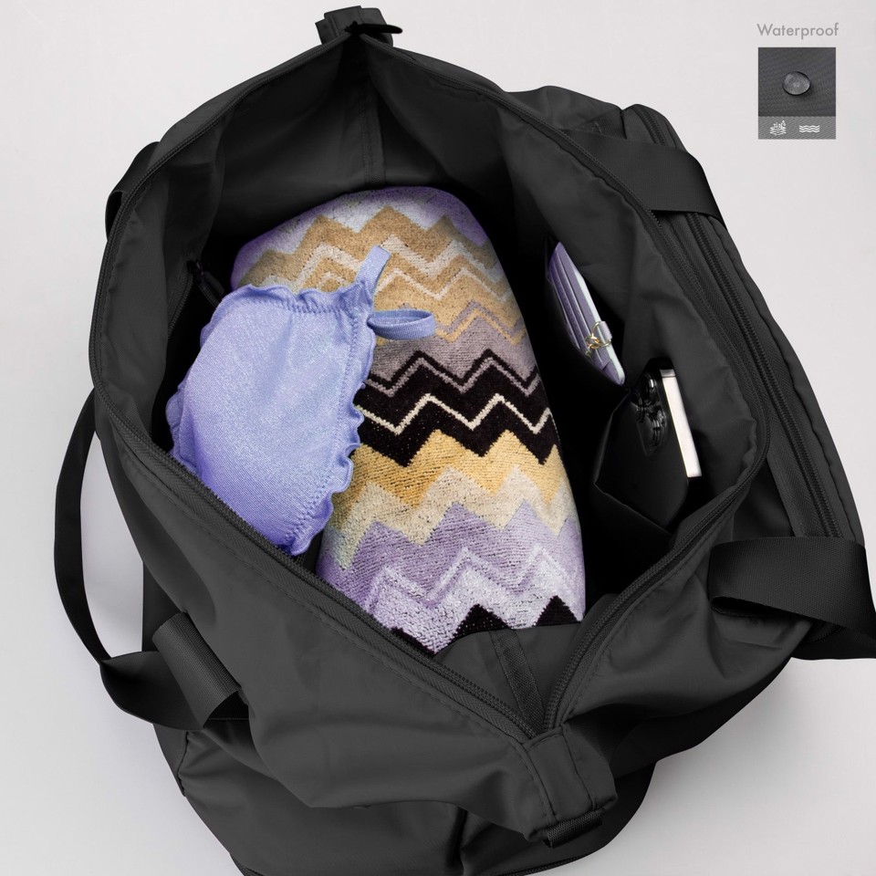 Case & Me CMFOLDBAGK borsa e tracolla Nero Donna Borsa convertibile